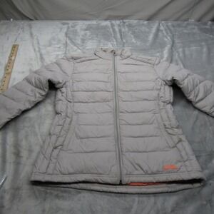 Go Lite Down Jacket Womens Medium White Lightweight Pack 800 Fill Quilted Puffer